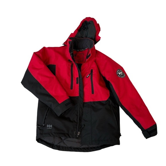 EUC Helly Hansen Women's Vibrant Red and Black Ski Jacket - Picture 2 of 14